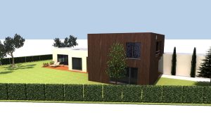 Vivienda Passivhaus con piscina climatizada interior
