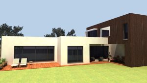 Vivienda Passivhaus con piscina climatizada interior