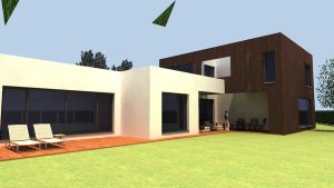 Vivienda Passivhaus con piscina climatizada interior