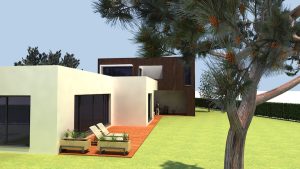 Vivienda Passivhaus con piscina