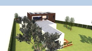Vivienda Passivhaus con piscina climatizada interior