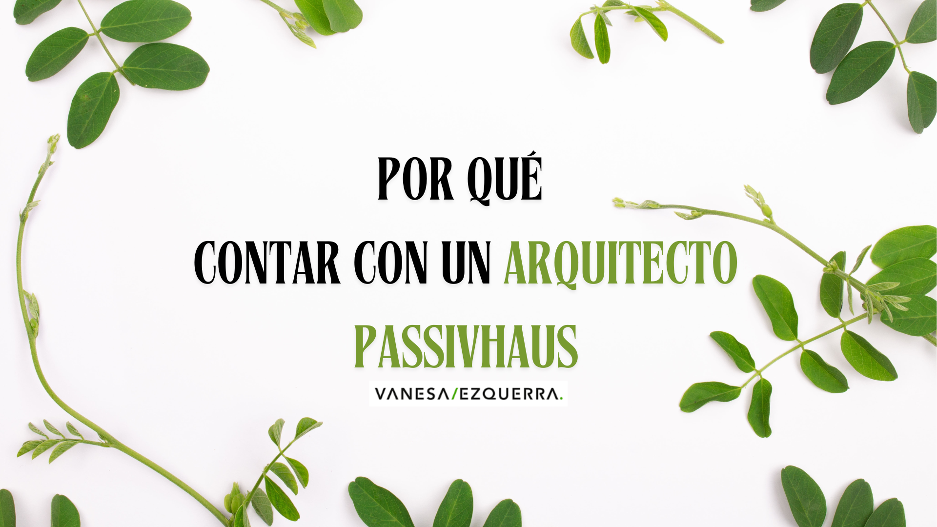 Arquitecto Passivhaus